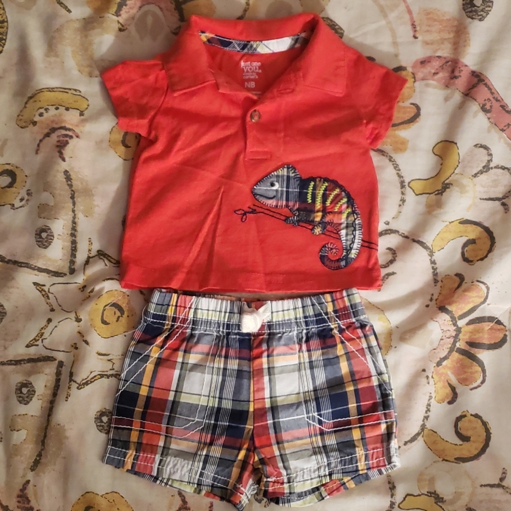 Newborn Matching Short Set Bundle - Picture 7 of 8